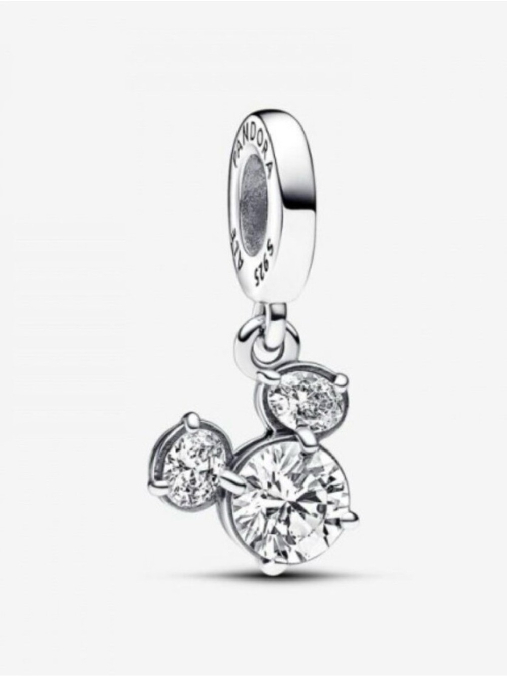 Pandora Disney Silver Sparkling Mickey Charm